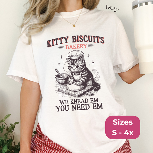 Kitty Biscuits Bakery Comfort Colors Tee