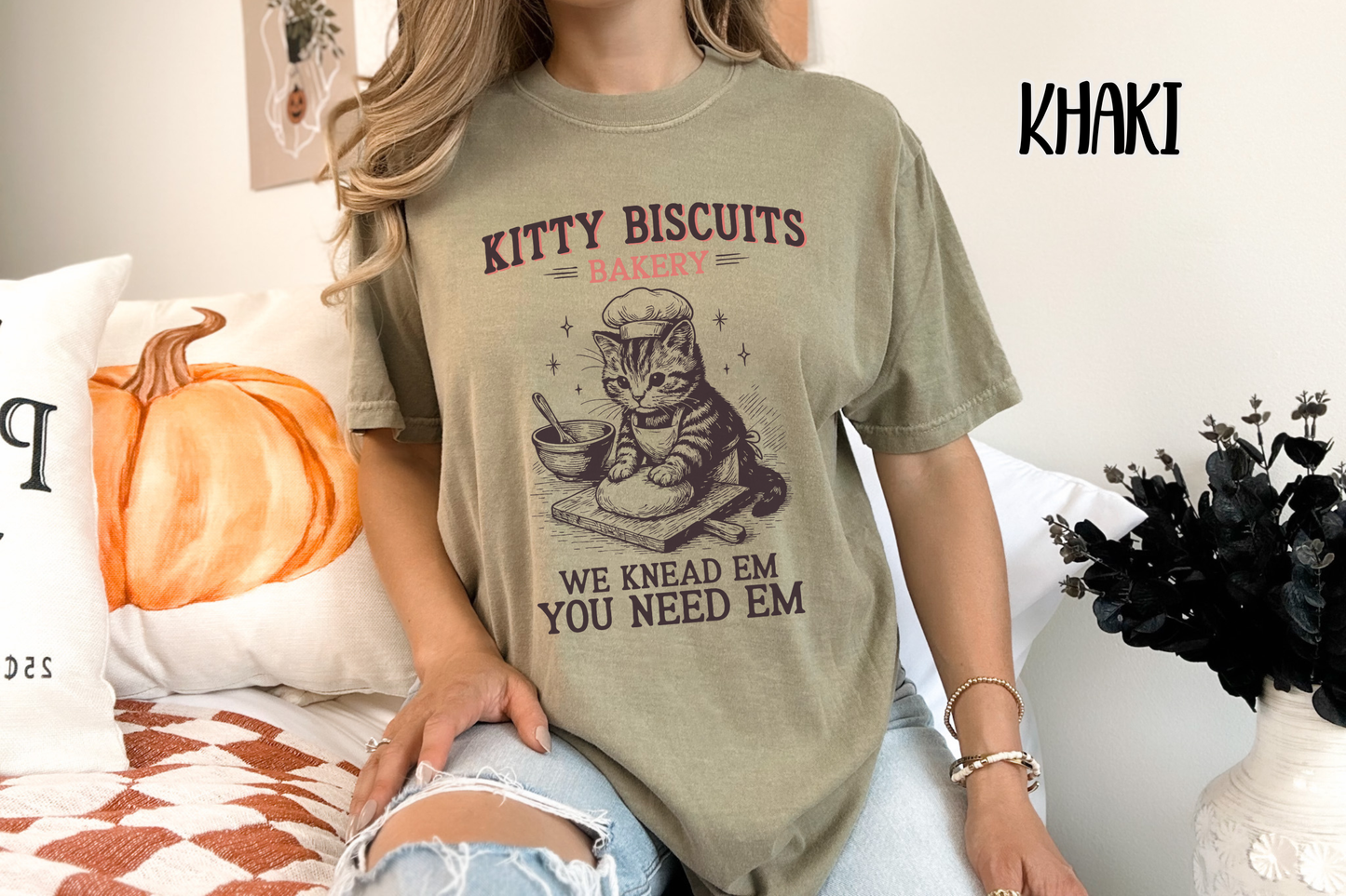 Kitty Biscuits Bakery Comfort Colors Tee