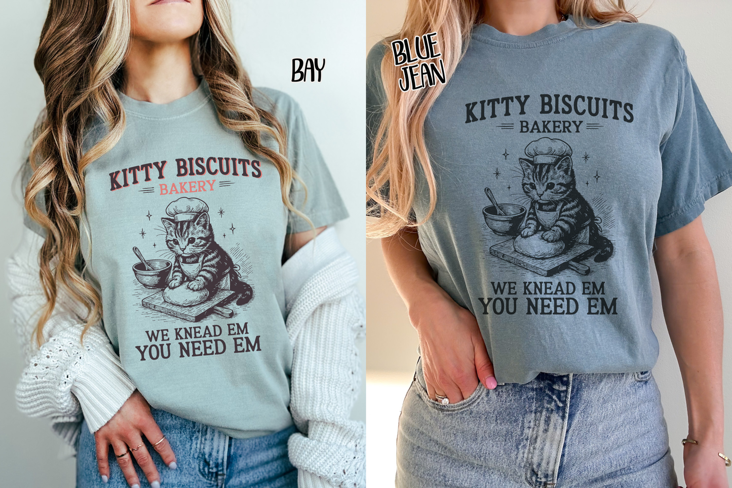 Kitty Biscuits Bakery Comfort Colors Tee