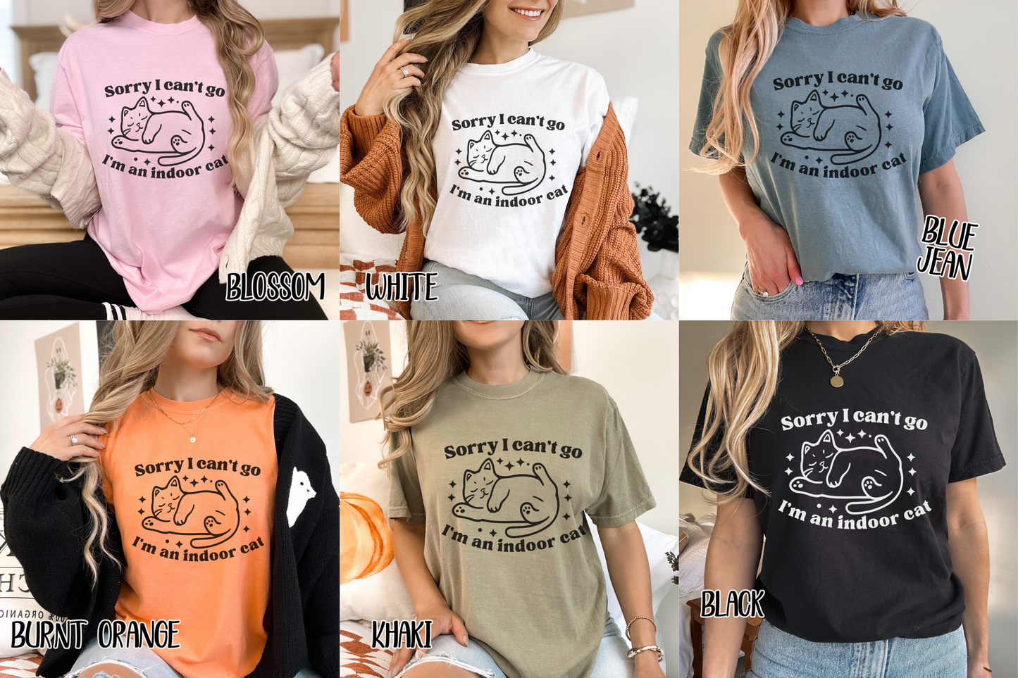 indoor cat shirt, shirt funny introvert, introvert cat clothing, clothing comfort colors, colors tee design, design sleeping cat, cat humor tee, tee star graphic, graphic cat lover, lover homebody gift, gift cat parent, parent casual wear