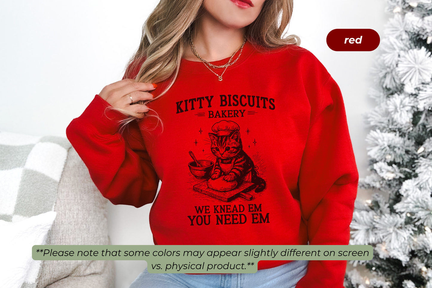 Kitty Biscuit Bakery Gildan Crewneck Sweatshirt