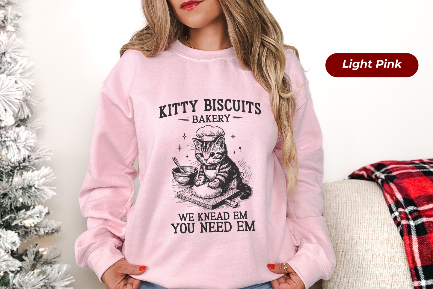 Kitty Biscuit Bakery Gildan Crewneck Sweatshirt
