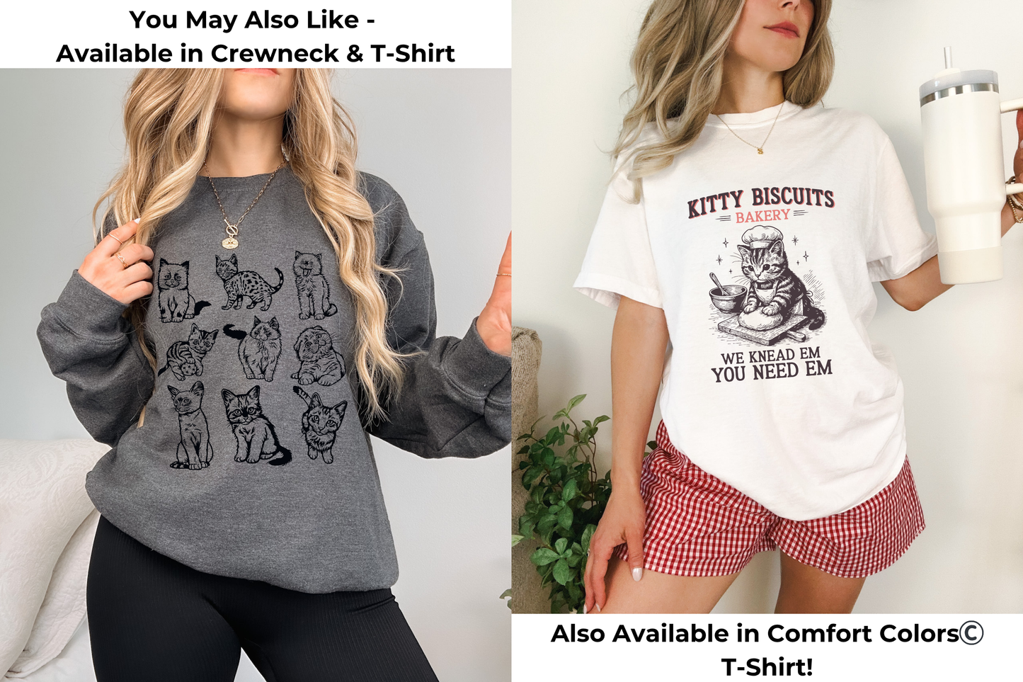 Kitty Biscuit Bakery Gildan Crewneck Sweatshirt