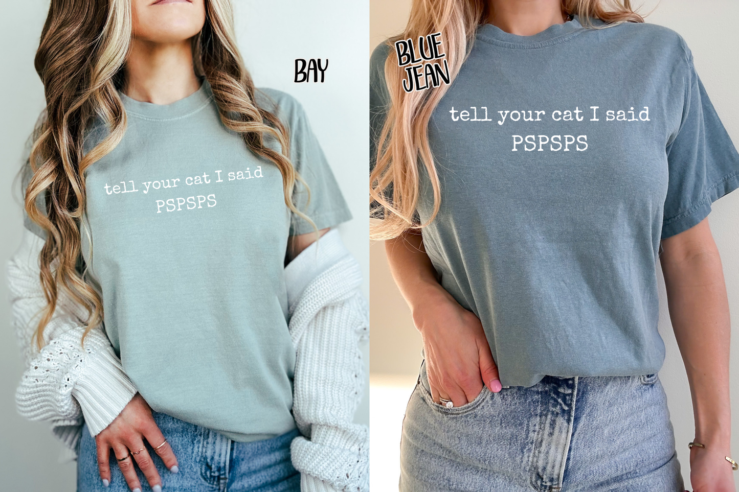 Funny Cat Tshirt Cat Saying Joke Clothing Owner Gift Lover Cotton Shirt Dad Mom Humor Apparel Person Pspsps Text Casual Everyday Wear